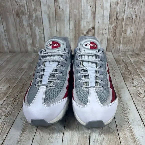 Nike Air Max 95 749766-103 White Grey Red JAPAN Running Shoes Men's 11.5‎