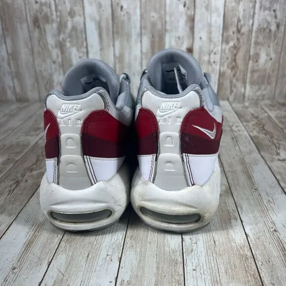 Nike Air Max 95 749766-103 White Grey Red JAPAN Running Shoes Men's 11.5‎