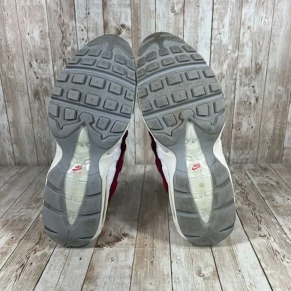 Nike Air Max 95 749766-103 White Grey Red JAPAN Running Shoes Men's 11.5‎