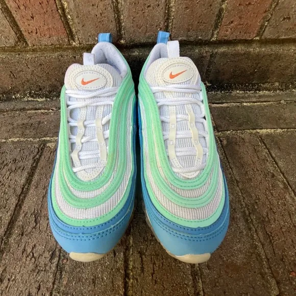 Nike Air Max 97 OG Teal Aurora White Running Shoes Sneakers Womens 6.5
