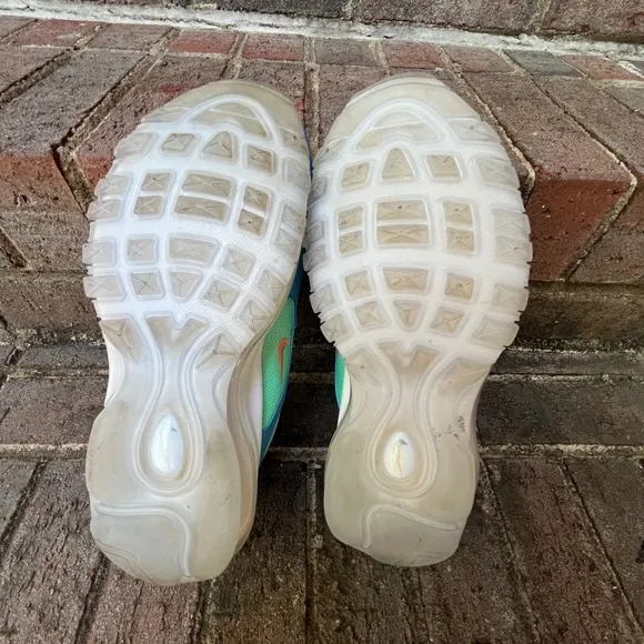 Nike Air Max 97 OG Teal Aurora White Running Shoes Sneakers Womens 6.5
