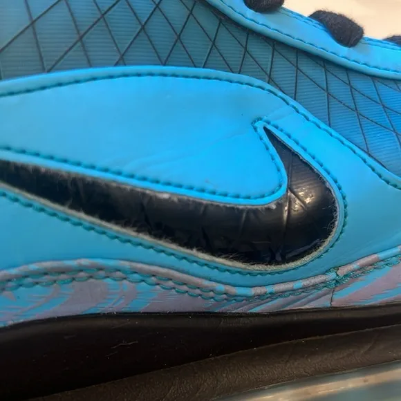 Nike Air Max LeBron VII Retro QS 2020 Men Size 11.5 Chlorine Blue Black