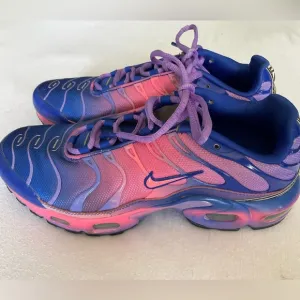 Nike Air Max Plus Blue and Pink Gradient Shoes