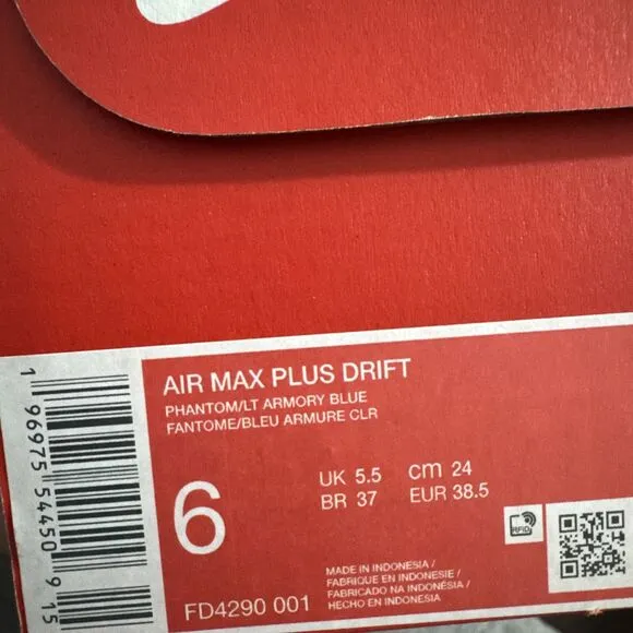 Nike Air Max Plus Drift Phantom Cacao NIB. Men Size 6 women sz 7.5 FD4290-001