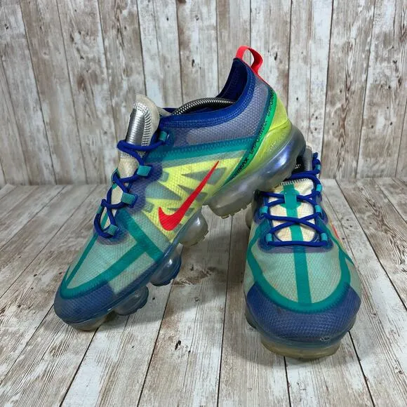 Nike Air Vapormax 2019 Racer Blue Bright Crimson AR6631 402 Men's Size 11‎