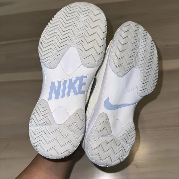 Nike Air Zoom Cage 3 Pure Platinum White Lace-Up Sneakers Shoes Women's 6.5