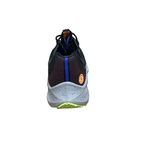 NIKE AIR ZOOM WINFLO 8 SHIELD RUNNING SHOES WOMENS SIZE 11 BLACK VIOLET ORANGE