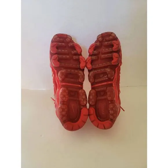 Nike Air Vapormax Plus Men's Red Lace-Up Running Shoes Size 10.5