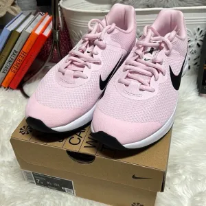 Nike Big Kids' Revolution 6 Shoes - Pink Foam/ Black Fits Women size 9​​​