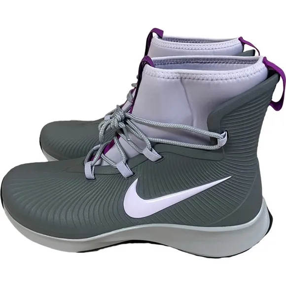 Nike Binzie Boot Waterproof Boots Youth Size 7Y Women’s 8.5Gray Purple