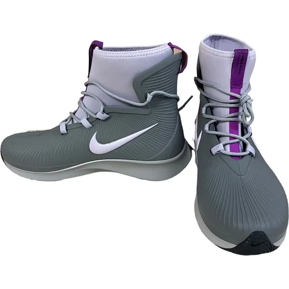 Nike Binzie Boot Waterproof Boots Youth Size 7Y Women’s 8.5Gray Purple