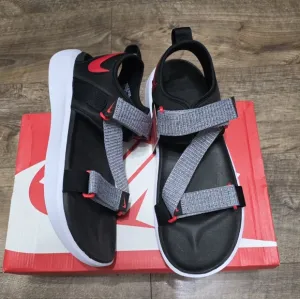 Nike Black and Gray Comfort  Sandals Men Size 11