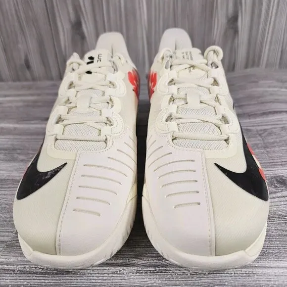 Nike Court Air Zoom GP Turbo Naomi Osaka White Hibiscus Shoes  Women's Size 10.5
