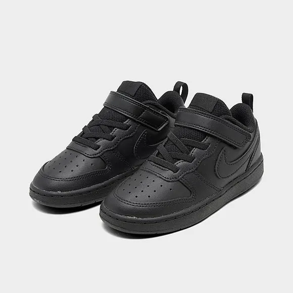 Nike Court Borough Low 2 in black Toddler Shoes size 5C