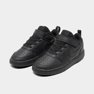 Nike Court Borough Low 2 in black Toddler Shoes size 5C
