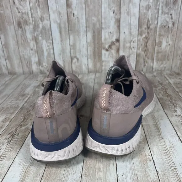 Nike Mens Epic React Flyknit‎ Diffused Taupe Running Shoe Size 10.5 AQ0067-201