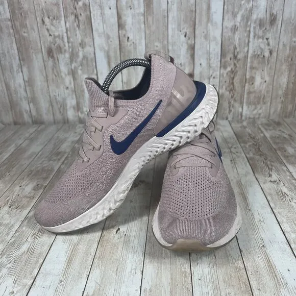 Nike Mens Epic React Flyknit‎ Diffused Taupe Running Shoe Size 10.5 AQ0067-201