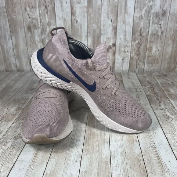 Nike Mens Epic React Flyknit‎ Diffused Taupe Running Shoe Size 10.5 AQ0067-201