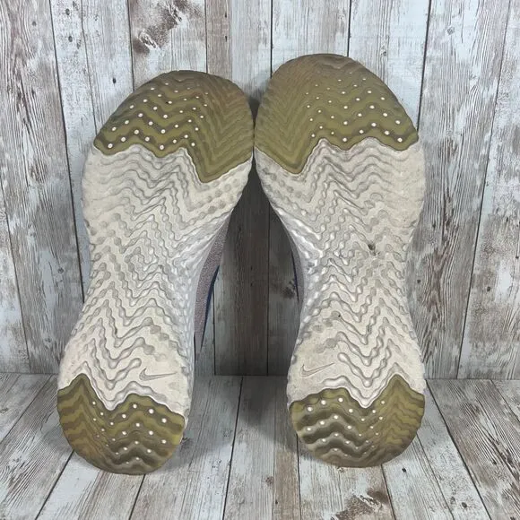 Nike Mens Epic React Flyknit‎ Diffused Taupe Running Shoe Size 10.5 AQ0067-201