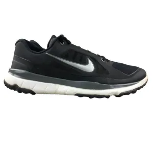 Nike Men's Size 11 Fi Impact Black Metallic Silver Grey Golf Sneakers 611510-004