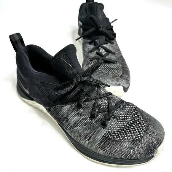 Nike Metcon Flyknit 3 Black Trainers Training Shoes Men’s Size 10.5