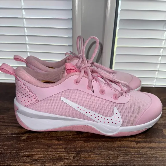 Nike Omni Multi-Court Big Kids Indoor Court Shoes Girl Pink Foam Size 7Y DM9027