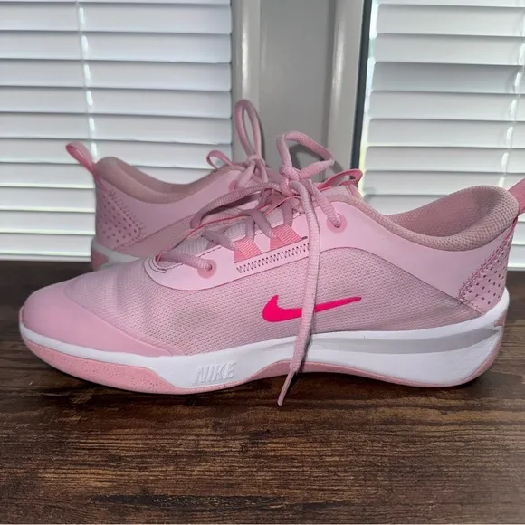 Nike Omni Multi-Court Big Kids Indoor Court Shoes Girl Pink Foam Size 7Y DM9027