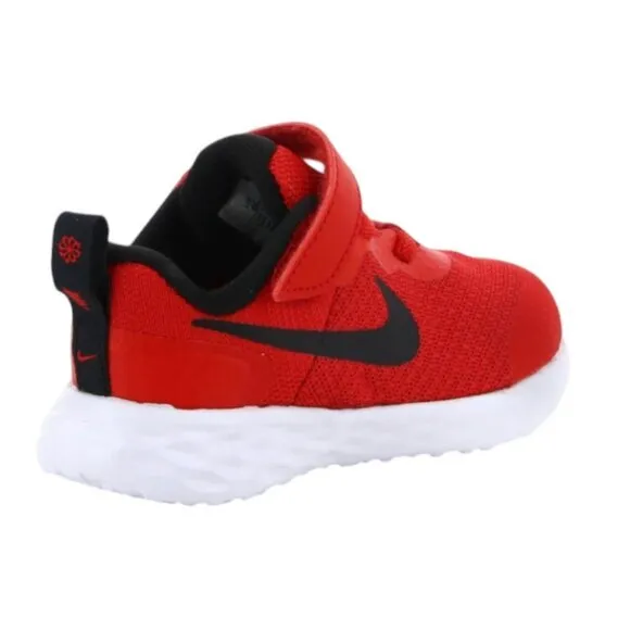 Nike Revolution 6 Little‎ Kids' Child Shoes Size 5C NEW Red/Black DD1094-607