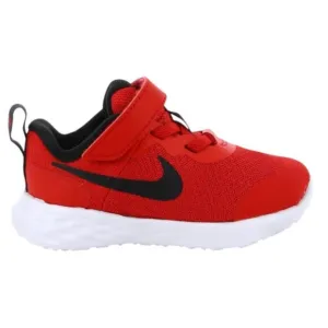 Nike Revolution 6 Little‎ Kids' Child Shoes Size 5C NEW Red/Black DD1094-607