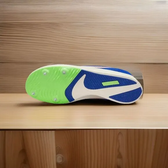 Nike Rival Distance Track Shoes Racer Blue Mens Size 11 DC8725-401 with Spikes