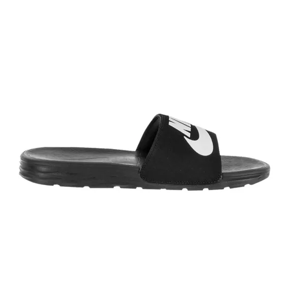 NIKE SB BENASSI SOLARSOFT SLIDESJDI BLACK WHITE SOLAR SOFT SLIDE FLIP FLOP