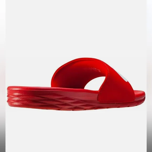 NIKE SB BENASSI SOLARSOFT SLIDESJDI RED WHITE SOLAR SOFT SLIDE FLIP FLOP
