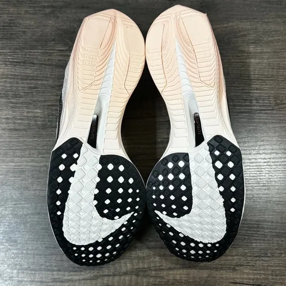 Nike White and Pink Athletic Shoes with Breathable Mesh