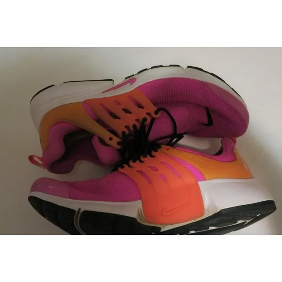 Nike WMNS Air Presto Laser Fuchsia Sneakers Pink Orange Size 11 878068-607 Shoes