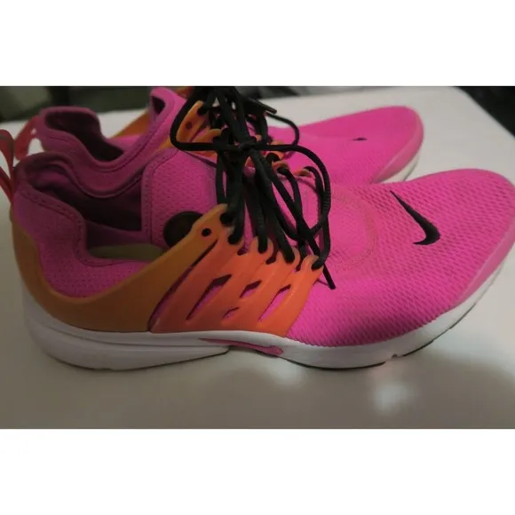 Nike WMNS Air Presto Laser Fuchsia Sneakers Pink Orange Size 11 878068-607 Shoes