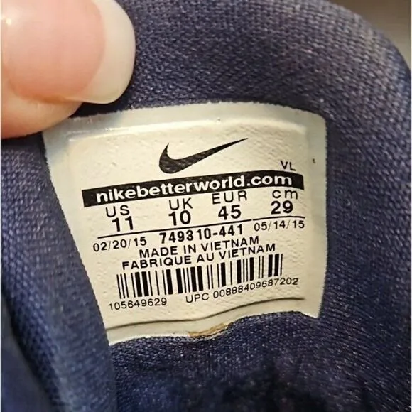 Nike Zoom FB Field General 2 Ice Water Athletic Shoes Men's Size 11