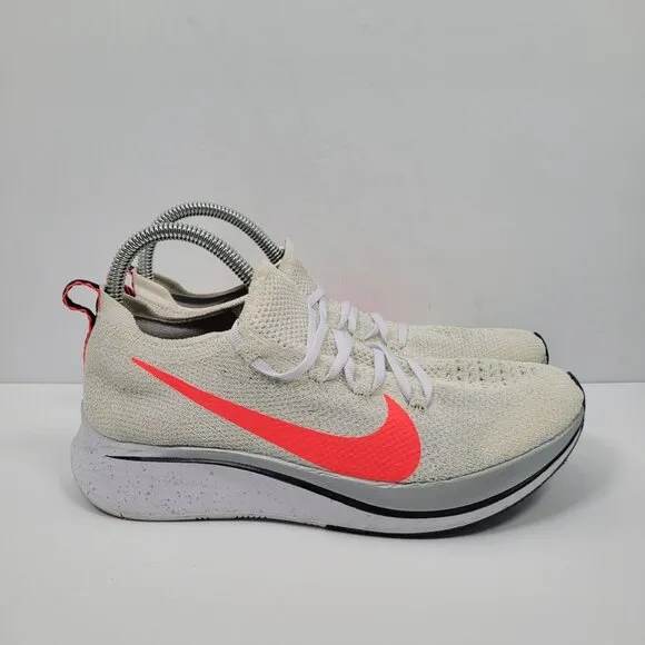 Nike Zoom Fly Flyknit Bright Crimson Men's Running Shoes AR4562-164 US Size 8