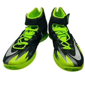 NIKE Zoom HyperRev Black Electric Green Lace Up  Basketball Shoes Size US 11.5