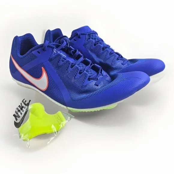 Nike Zoom Rival DC8749-401 Track Field Racing Spikes Shoes Blue Men's Sz‎ 10.5