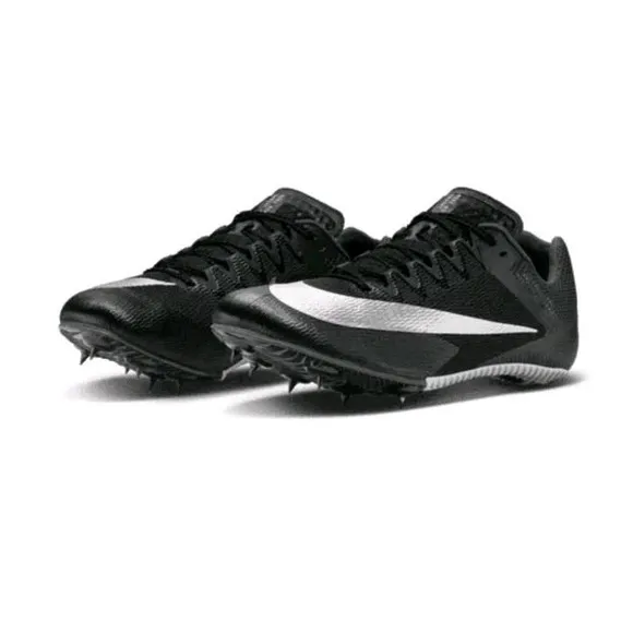 Nike Zoom Rival Sprint Track Field Shoes Black Silver DC8753-001 Men's Size 9