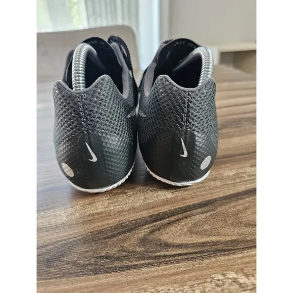 Nike Zoom Rival Sprint Track Field Shoes Black Silver DC8753-001 Men's Size 9