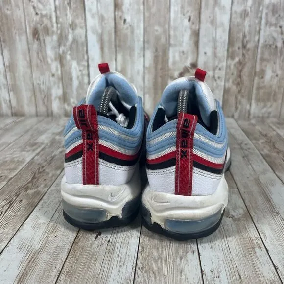 Nike Air Max 97 Gundam White/Light Blue Reflective CW6986-100 Mens‎ US Size 9.5