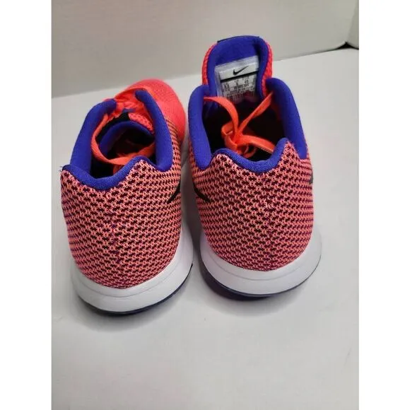 Nike Women Size 8.5 FLEX Experience RN 6 Running Shoes Hot Pink Lace-Up Sneaker