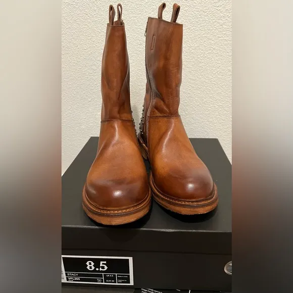 NWB Vintage Foundry Tan, Leather, Stacy Boot