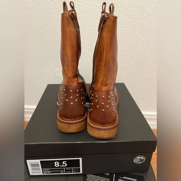 NWB Vintage Foundry Tan, Leather, Stacy Boot