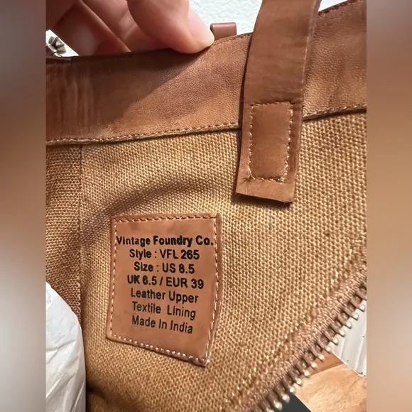 NWB Vintage Foundry Tan, Leather, Stacy Boot