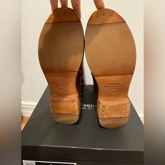 NWB Vintage Foundry Tan, Leather, Stacy Boot
