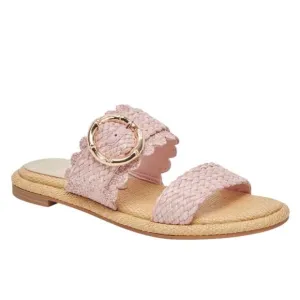 NWOB DOLCE VITA Aperol Scalloped Slide Sandal In Pink