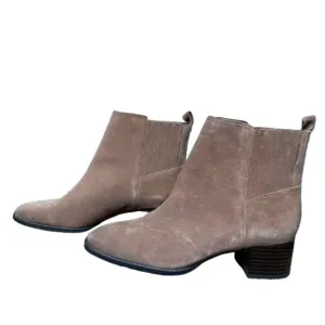 NWOB Sam Edelman Womens Kaiti Brown Suede Ankle Boots Size 8M