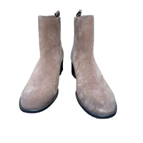 NWOB Sam Edelman Womens Kaiti Brown Suede Ankle Boots Size 8M